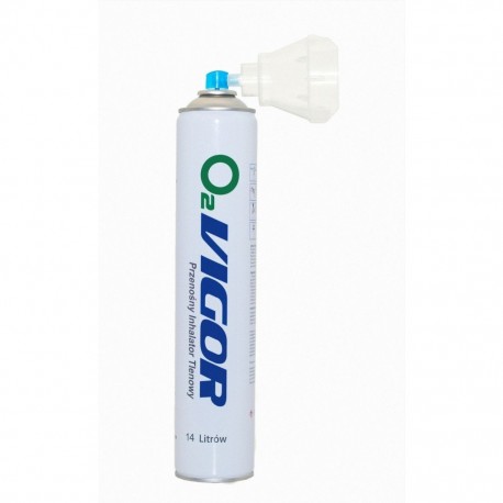 Tlen inhalacyjny skoncentrowany VIGOR spray 14 litrów (do 140 aplikacji)