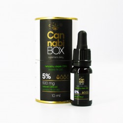 OLEJEK CBG CannabiBOX 5% (500 mg) 10 ml - olejek CBG w kroplach