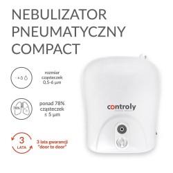 Inhalator/Nebulizator pneumatyczny COMPACT dla dzieci i dorosłych CONTROLY