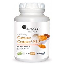 Curcumin complex3 PLUS 500mg 60 kapsułek Aliness