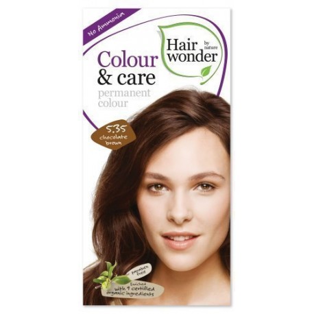 Hairwonder 5.35 - farba do włosów bez amoniaku Chocolate brown