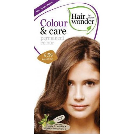 Hairwonder 6.35- farba do włosów bez amoniaku hazelnut