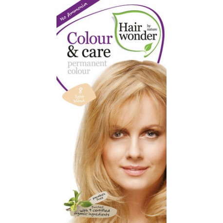 Hairwonder 8 - farba do włosów bez amoniaku light blond