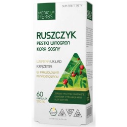 Ruszczyk  x60 kapsułek Medica Herbs
