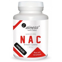 NAC N-acetylo-L-cysteina x 100 kapsułek Aliness