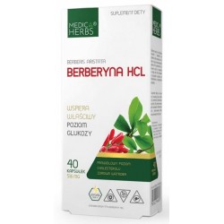 Berberyna  x 40 kapsułek Medica Herbs