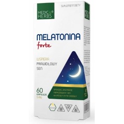 Melatonina forte  x 60 kapsułek Medica Herbs