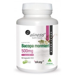 Bacopa monnieri extract 50%, 500 mg x 100 kaps Aliness