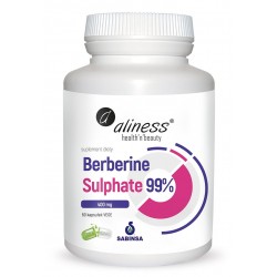 Berberine Sulphate 99% 400 mg x 60 vege caps Aliness