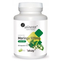 Moringa ekstrakt 500mg x 100 vege caps Aliness