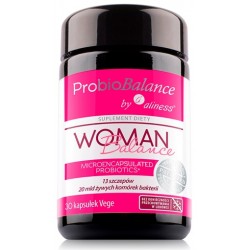 ProbioBALANCE, Probiotyk Woman x 30 vege caps. Aliness