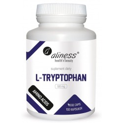 L-Tryptophan 500 mg vege caps. Aliness