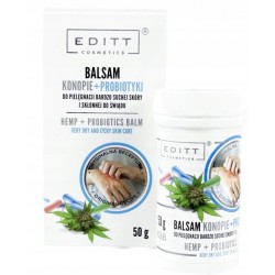 Balsam konopie+ probiotyki do skóry suchej 50g Editt
