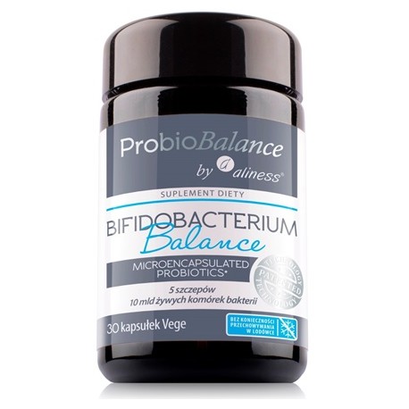 ProbioBALANCE, Probiotyk Bifidobacterium Balance 10 mld. x 30 vege caps. Aliness
