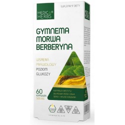 Gymnema Morwa Berberyna 60 kaps Medica Herbs