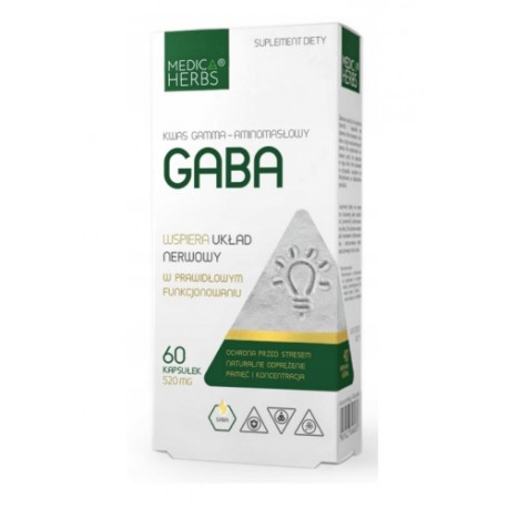 GABA x 60kapsułek Medica Herbs