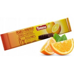 Baton czekoladowy pomarańcza ze stewią keto 35g Torras