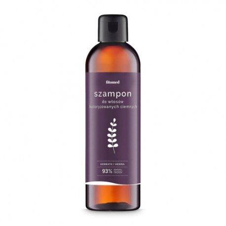 FITOMED Szampon do włosów Herbata i Henna - Odcienie Ciemne 250ml