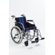 PREMIUM-TIM - Aluminiowy wózek inwalidzki z łamanym oparciem i odpinaną tapicerką