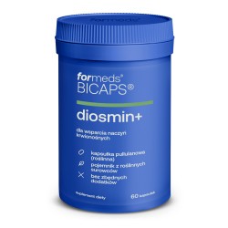 BICAPS® DIOSMIN+ Hesperydyna, Wit. C, OPC, Trans-resweratrol x 60 kaps. FORMEDS