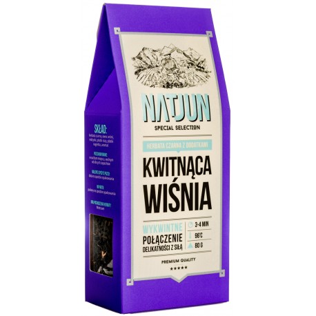 Herbata czarna 'Kwitnąca wiśnia'' 80g NATJUN