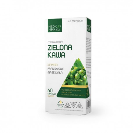 Zielona kawa x 60 kapsułek Medica Herbs