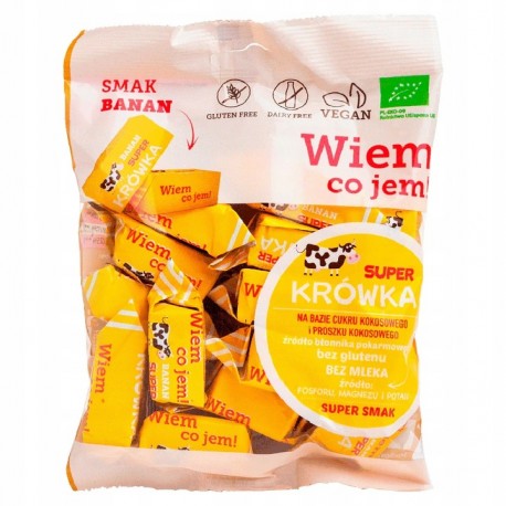 Krówki bananowe VEGAN BIO 150g