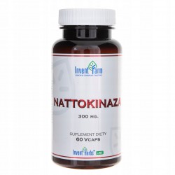 Nattokinaza 300 mg 60 kaps Invent Farm