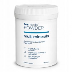 POWDER MULTI MINERALS kompleksowa kompozycja 11 składników mineralnych 30 porcji  FORMEDS