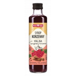 Syrop korzenny malina i przyprawy  250 ml Polska Róża