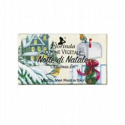 Naturalne włoskie mydło w kostce  Christmas Eve 100g Florinda