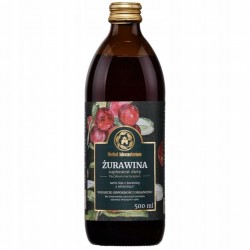 Sok z żurawiny 100% 500ml Herbal Monasterium