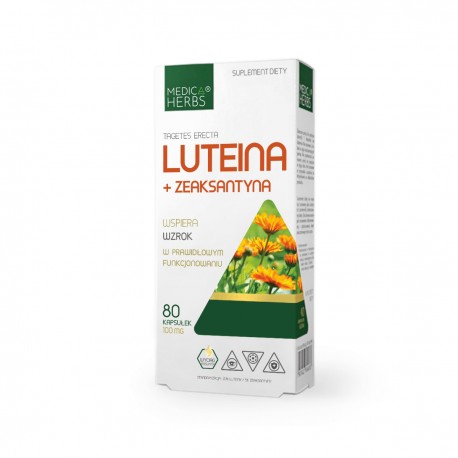 Luteina+ zeaksantyna x 60 kapsułek Medica Herbs