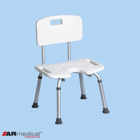 Krzesło prysznicowe z wycięciem U AR-208 ARmedical