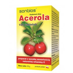 Acerola x 100 tabletek SANBIOS