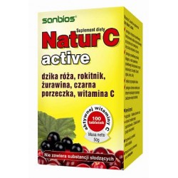Natur C Active x 100 tabletek SANBIOS
