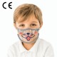 CERKAMED KIDS SHIELD mini przyłbica/maska DLE DZIECI zakrywająca usta i nos z regulacją 2 szt.