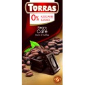 Czekolada gorzka z kawą 75g Torras Bez cukru